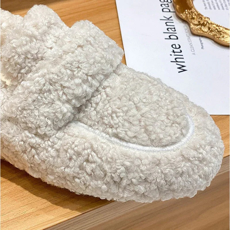 Alessandra Cozy Wool Slippers - Elena Harper
