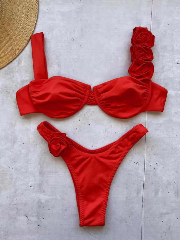 Beautifully Finished Bikini in a Timeless Design, view 4 - Elena Harper