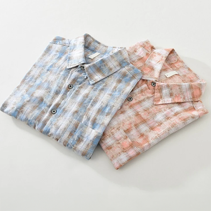 LAURENT MONACO | RETRO CHECK SHIRT FOR MEN