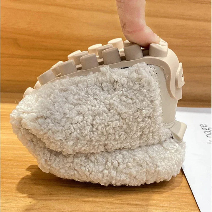 Alessandra Cozy Wool Slippers - Elena Harper