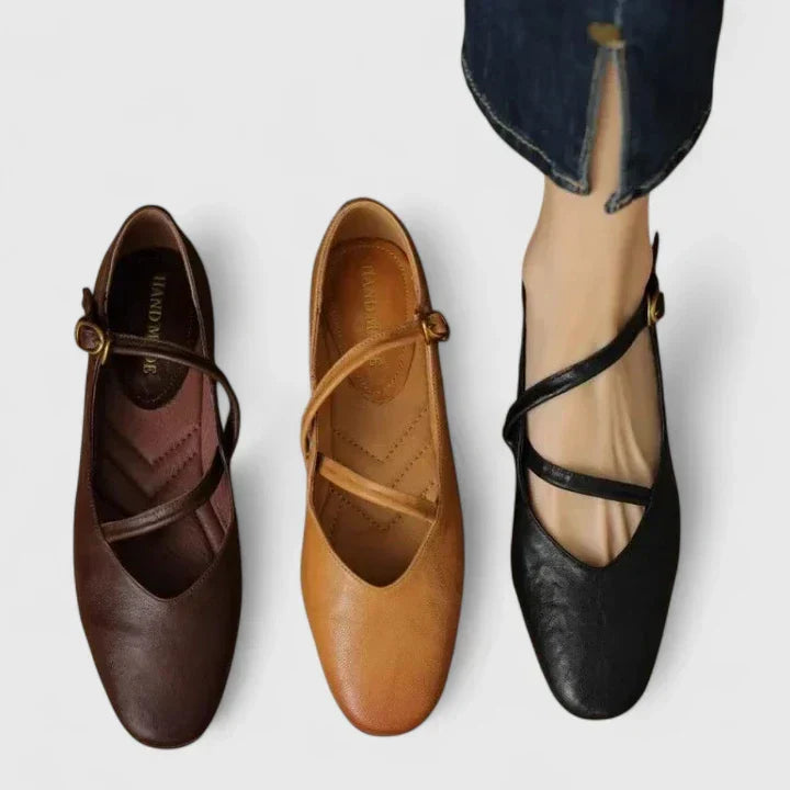 MARGARET – ELEGANT STRAP BALLET FLATS