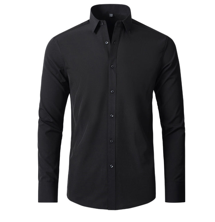Noah Stretch Shirt for Men Fitted Cut, Flexible Comfort, and Elegant Style - Elena Harper