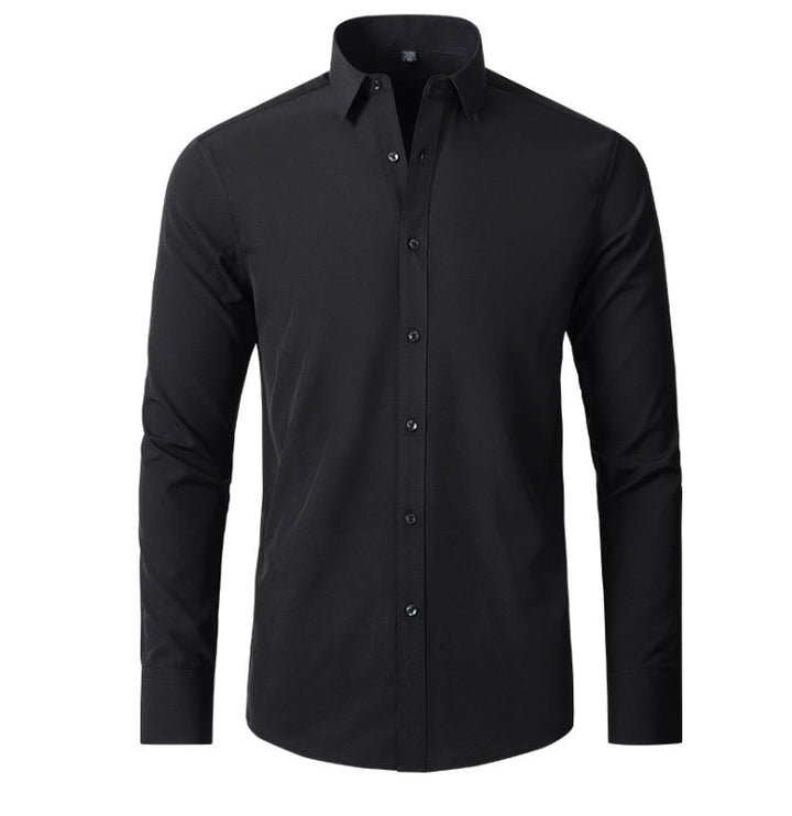 Noah Stretch Shirt for Men Fitted Cut, Flexible Comfort, and Elegant Style - Elena Harper