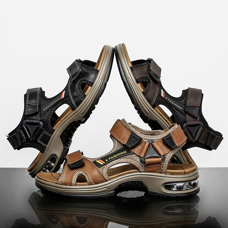 Breon Stylish Vegan Leather Sandals - Elena Harper