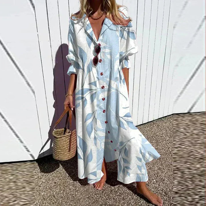 Bethany | Women’s Boho Floral Long Sleeve Maxi Dress