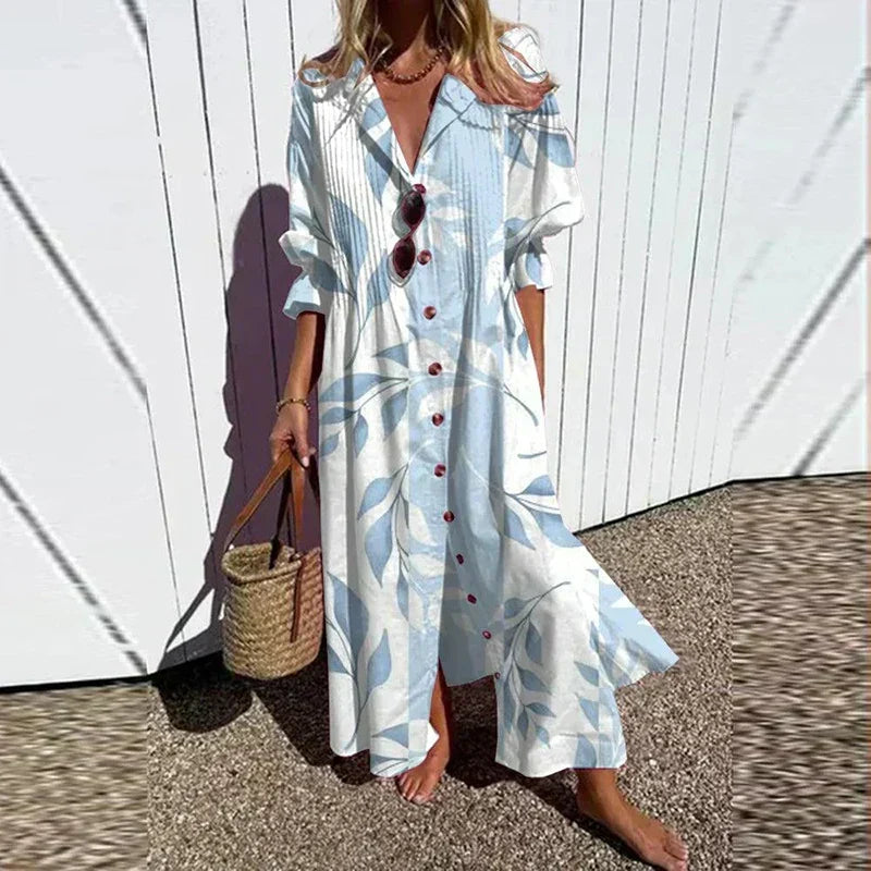 Lila Maxi With Belly Coverage That Slims - Elena Harper