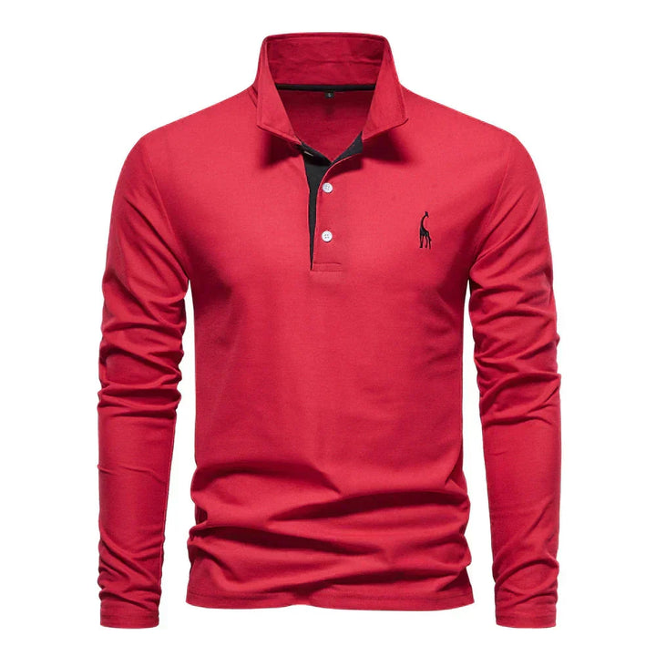Ronny - Long Sleeve Polo for Men
