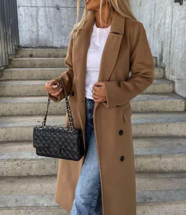 Thick Crossed Coat for Women