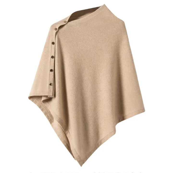 Milana Comfortable Knit Poncho, view 2 - Elena Harper