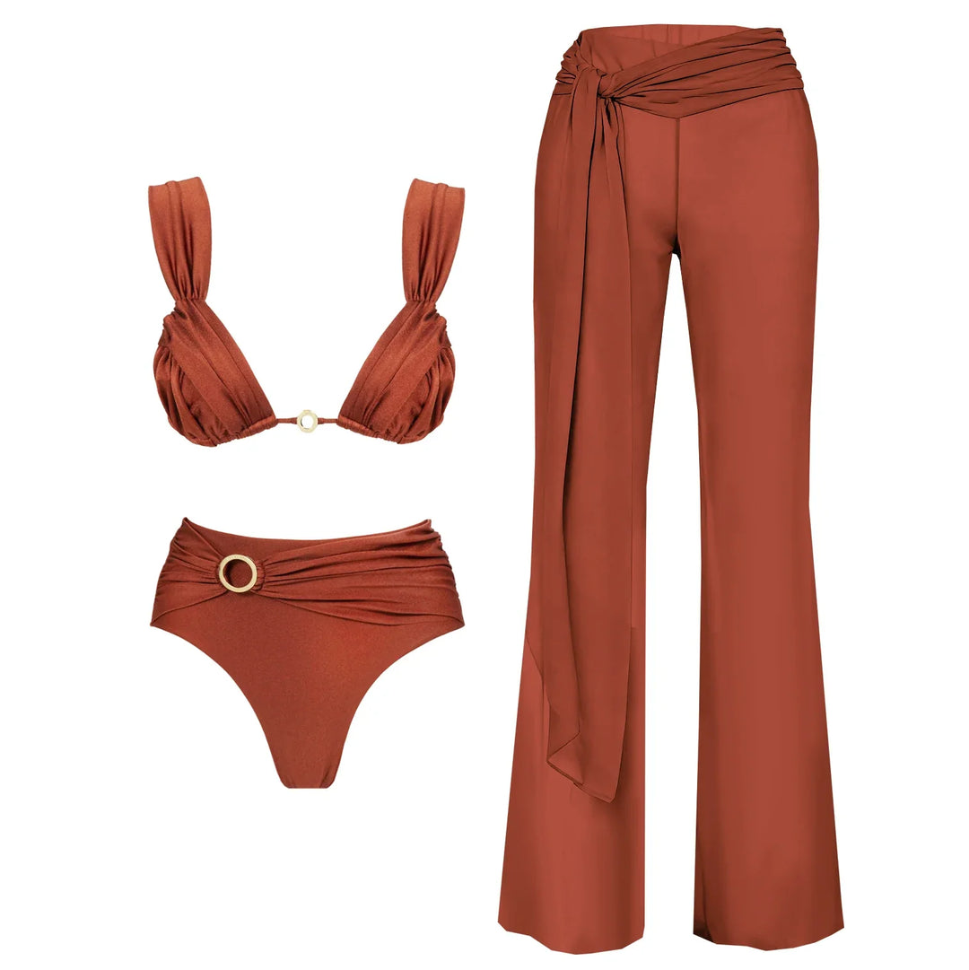 Beautifully Finished Bikini in a Timeless Design, view 5 - Elena Harper