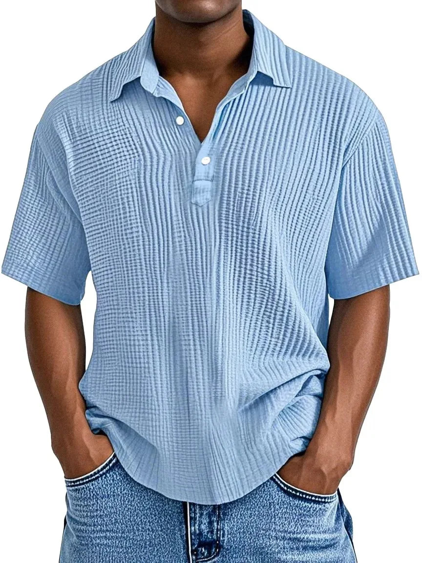 LAURENT MONACO | VINTAGE TEXTURED SHIRT FOR MEN