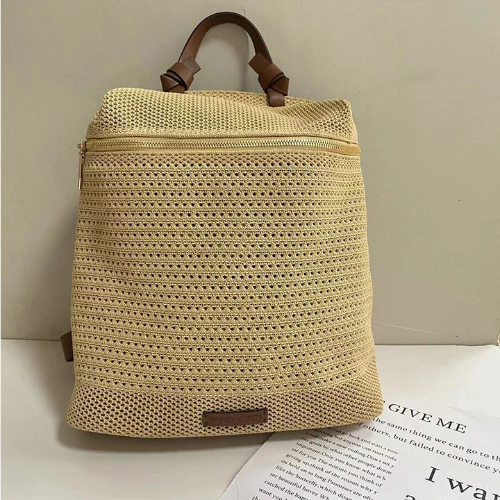 Sophie - Trendy Woven Women's Backpack - Stylish and Functional