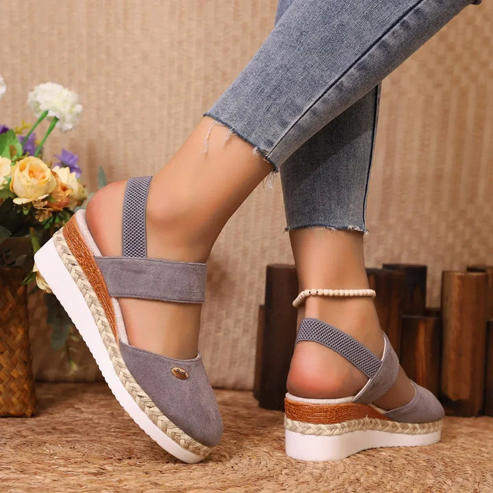 Lyra™ | Wedge Gladiator Sandals