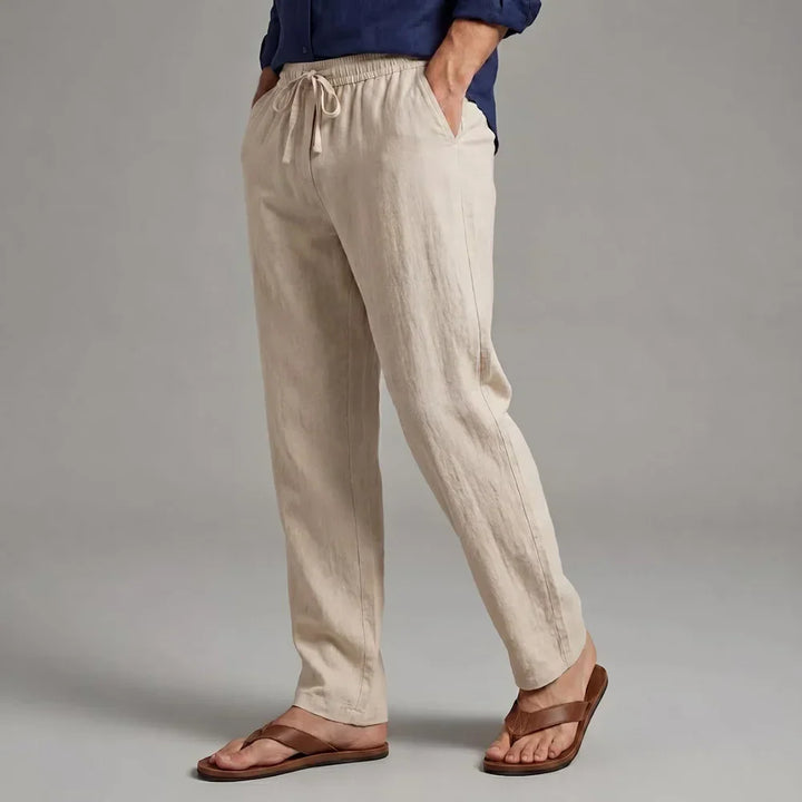 LAURENT MONACO | RELAXED LINEN PANTS FOR MEN