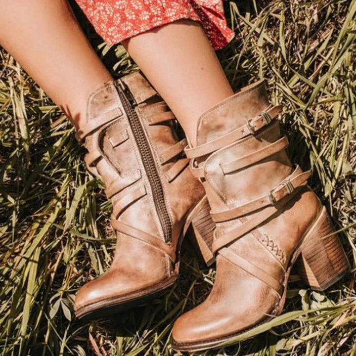 Women's Retro Winter Boots - Warm, Stylish & Comfortable Footwear