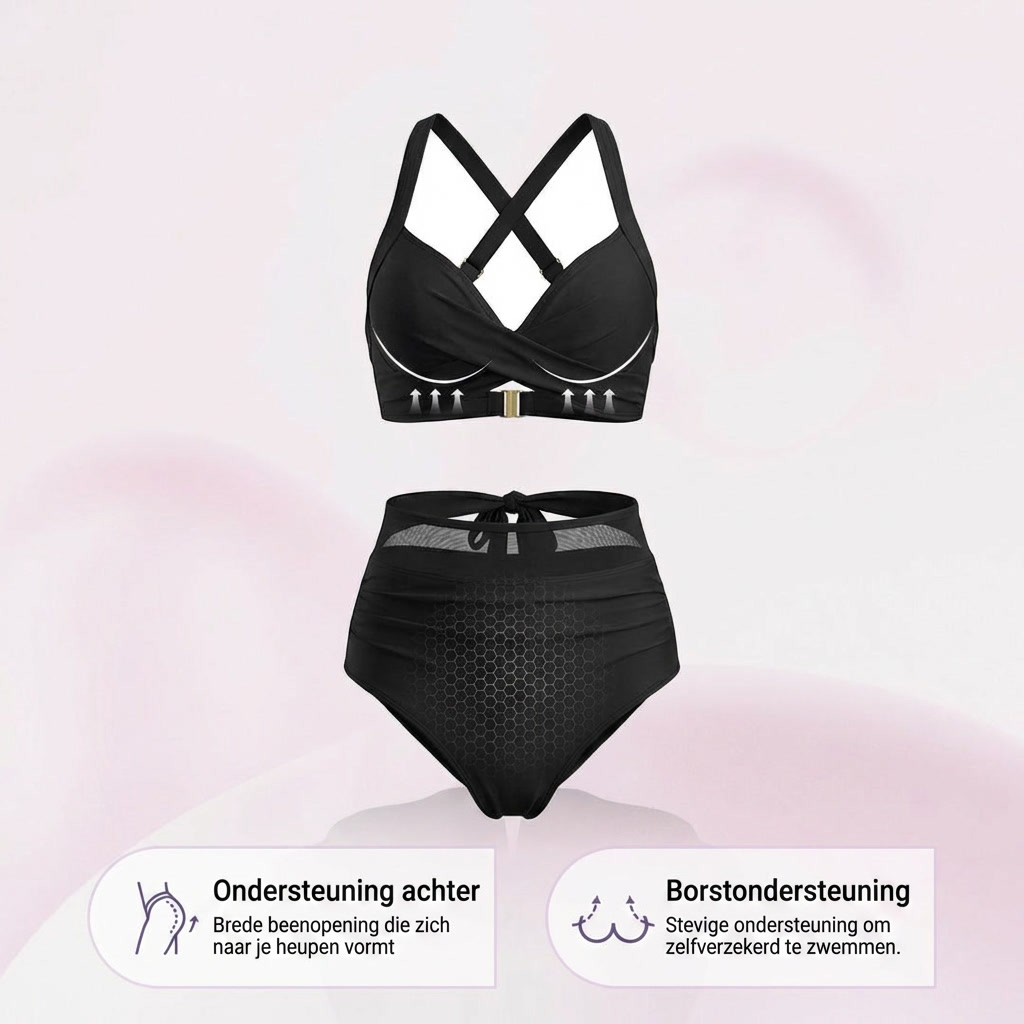 Sabine™ | 2-in-1 High Waisted Tummy Control Bikini