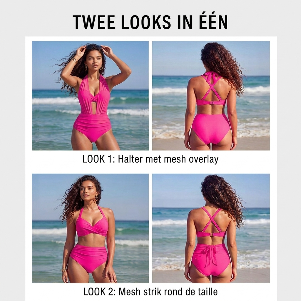 Sabine™ | 2-in-1 High Waisted Tummy Control Bikini