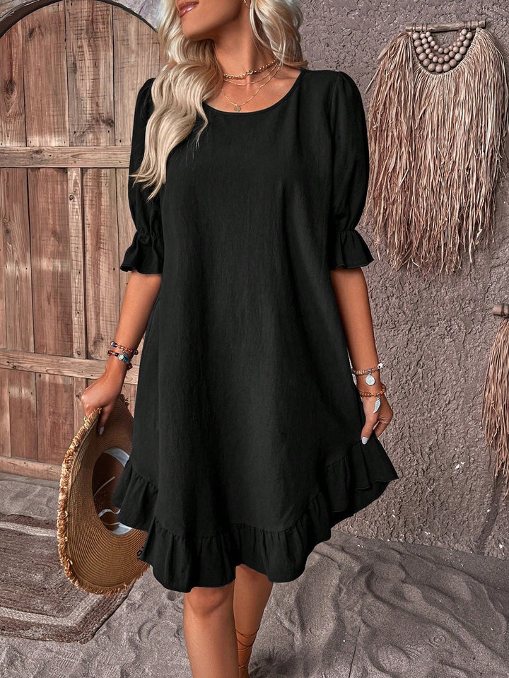 Seraphina Elegant Summer Midi Dress - Elena Harper