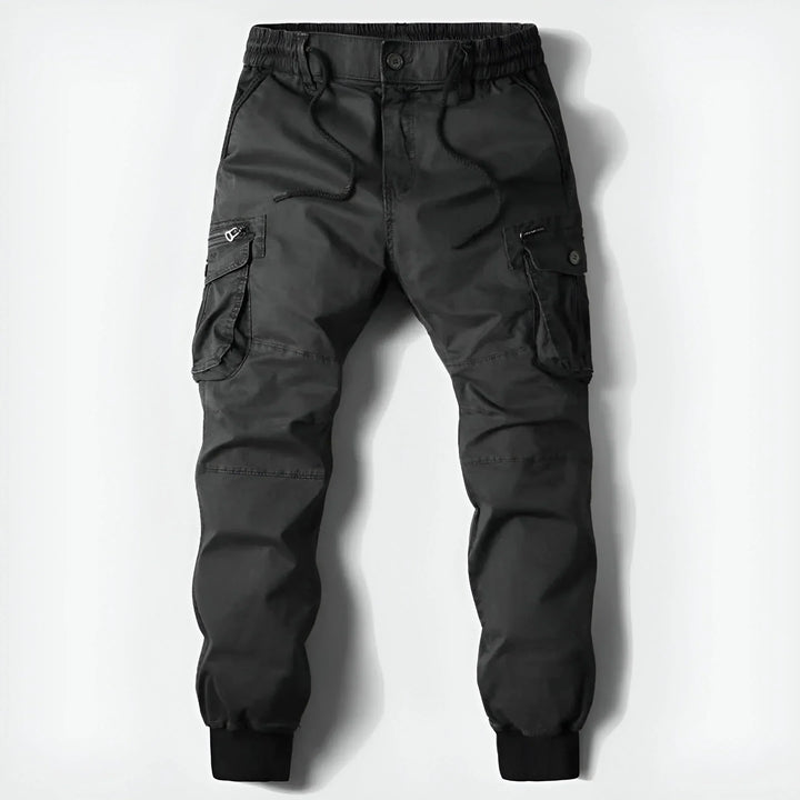 Cotton Cargo Pants for Men, view 9 - Elena Harper