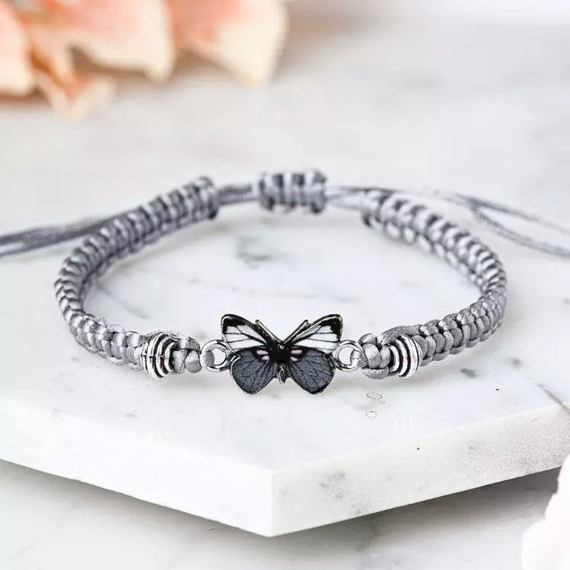 Handmade Woven Butterfly Bracelet