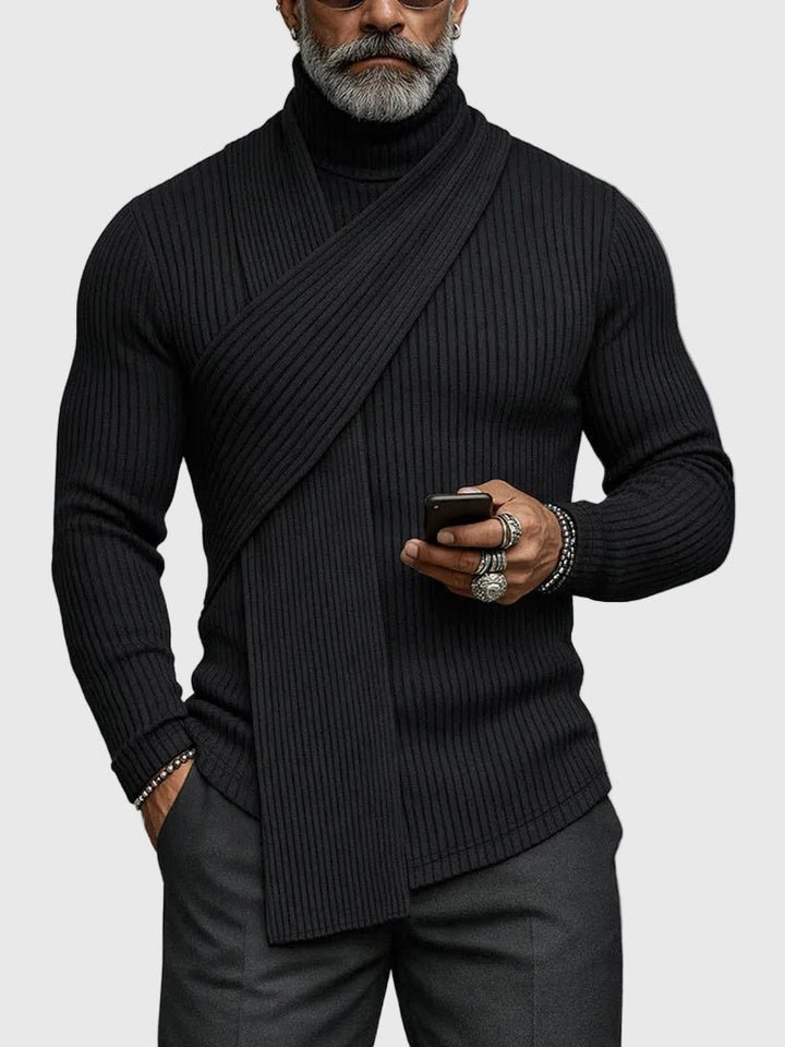 Daniel Cozy and Refined Turtleneck Sweater, view 3 - Elena Harper