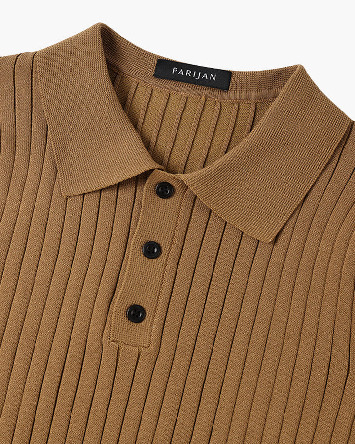 GIMCHEON Knitted Polo Shirt