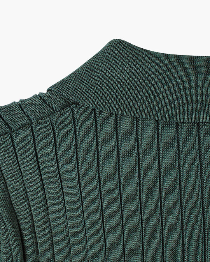 GIMCHEON Knitted Polo Shirt