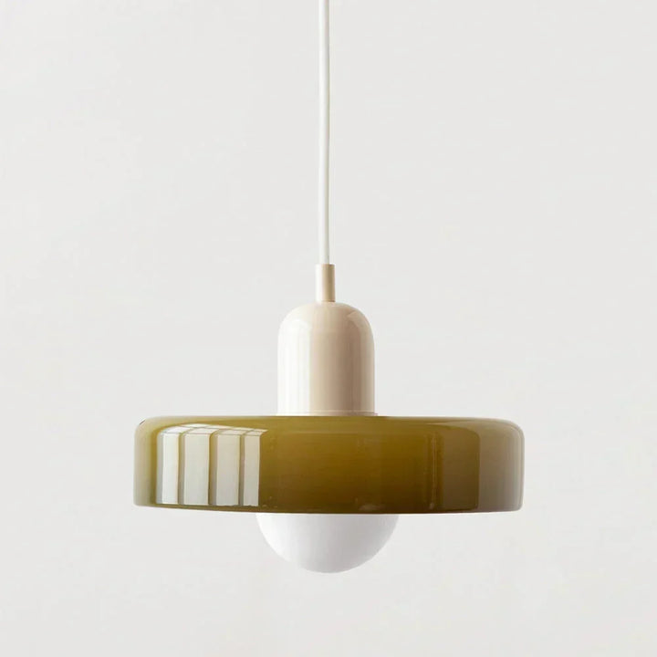 Bauhaus Stained Glass Pendant Lamp