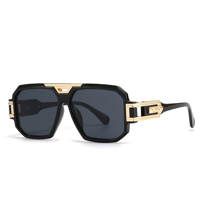 Lunavex Sunglasses with Striking Square Gradient, view 4 - Elena Harper