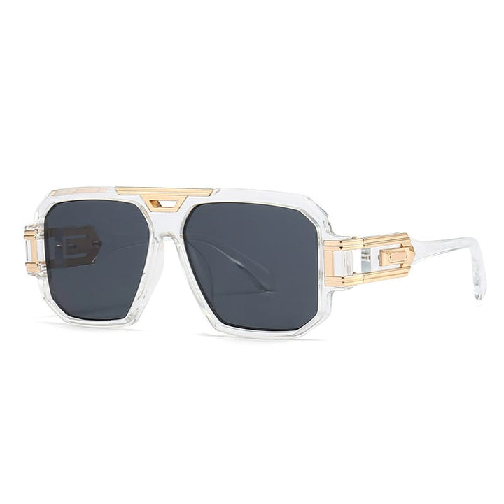 Lunavex Sunglasses with Striking Square Gradient, view 7 - Elena Harper