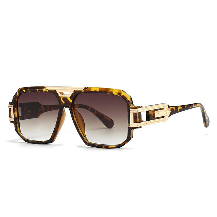 Lunavex Sunglasses with Striking Square Gradient, view 6 - Elena Harper