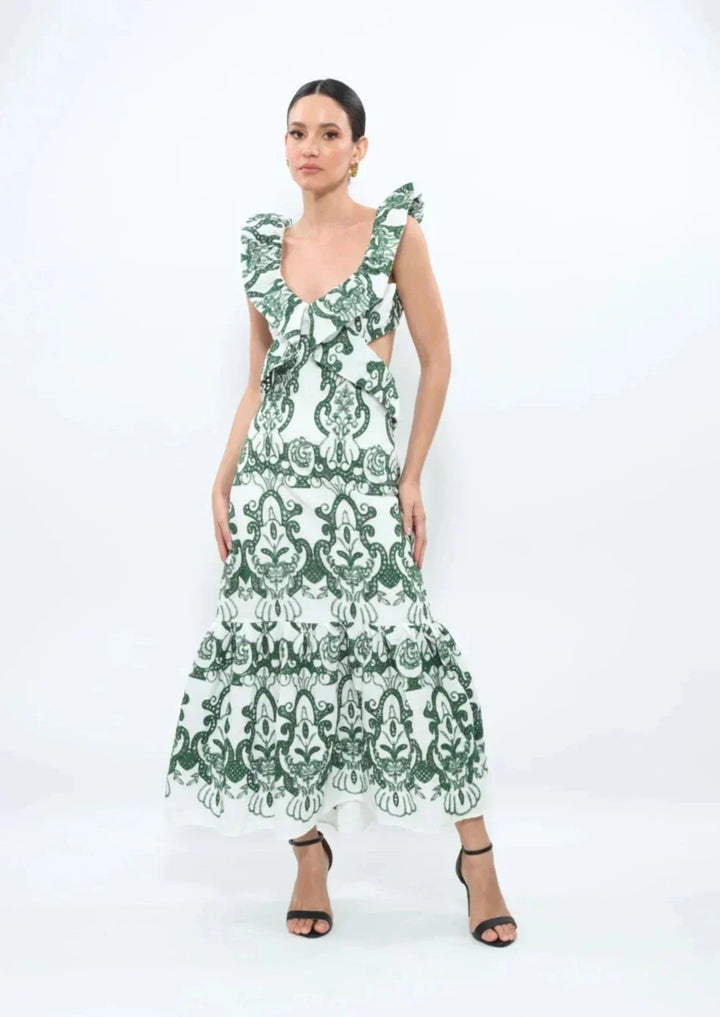 Haven Ruffled Maxi Dress - Elena Harper