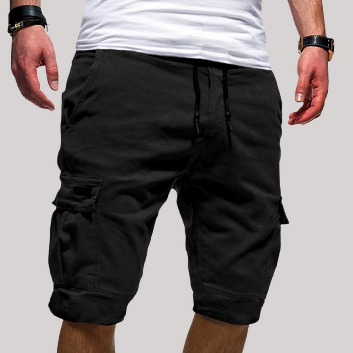 Anton | Men's Cargo Shorts with Drawstring and Pockets