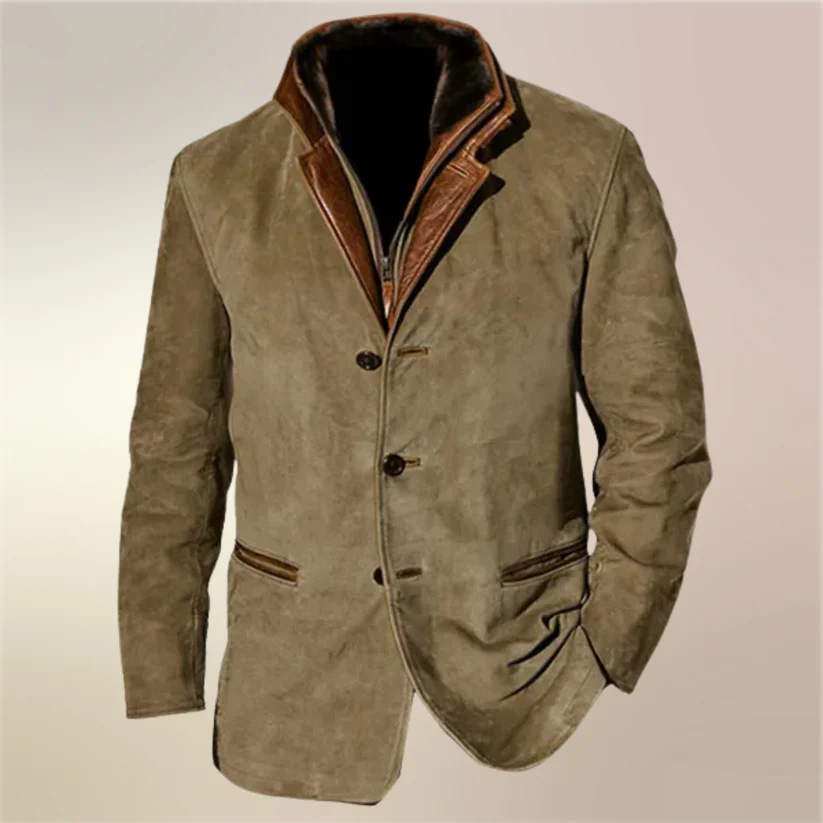 Cesario - Classic Vintage Leather Jacket