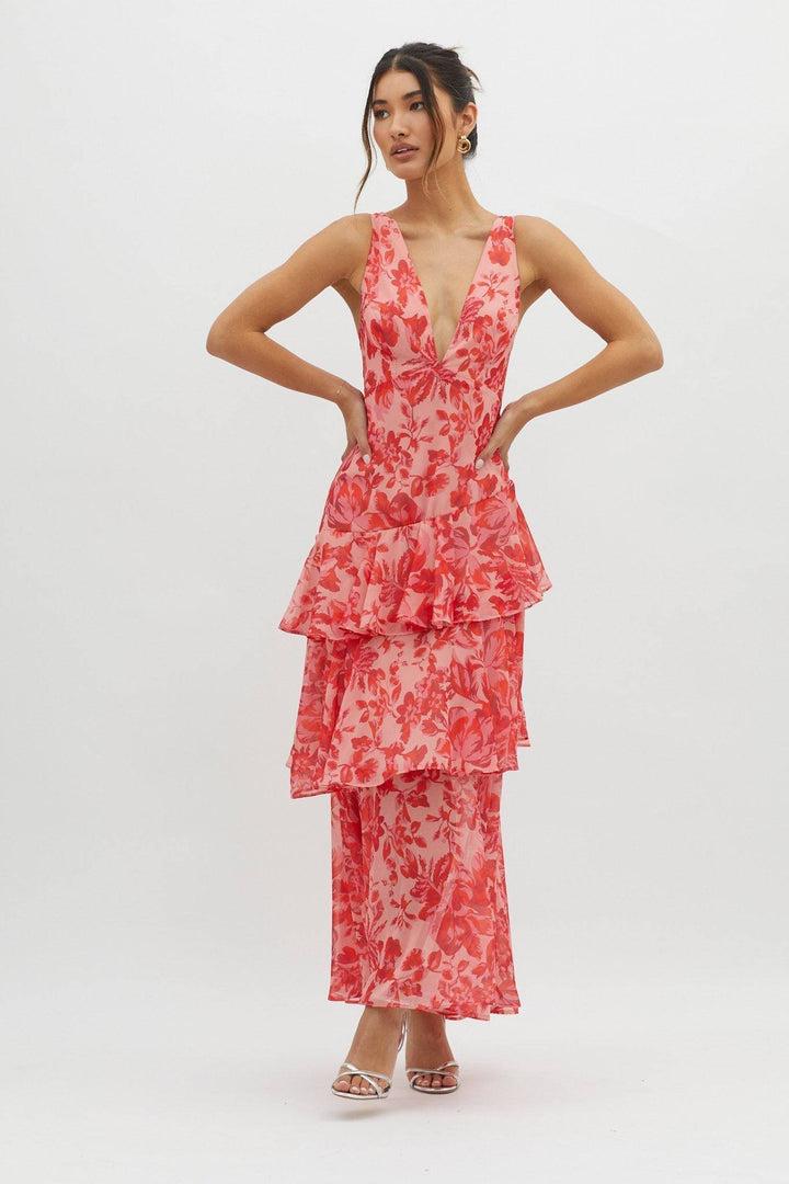 Taviana™  |  Sophisticated Midi Dress