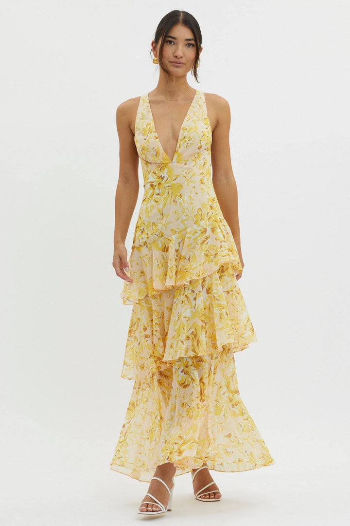 Taviana™  |  Sophisticated Midi Dress
