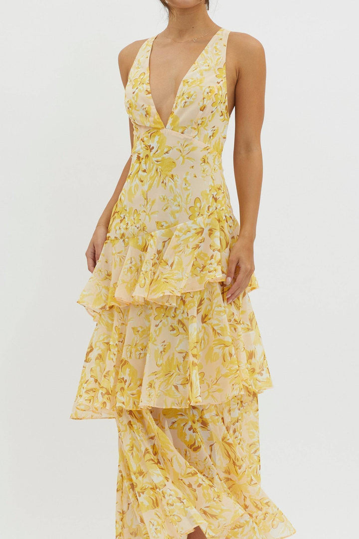 Taviana™  |  Sophisticated Midi Dress