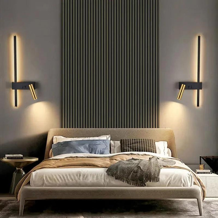 Adjustable LED Wall Lamp with Spot – Reading Light for Bedroom