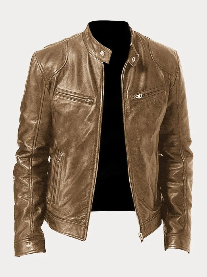 Daniel Leather Jacket - Elena Harper