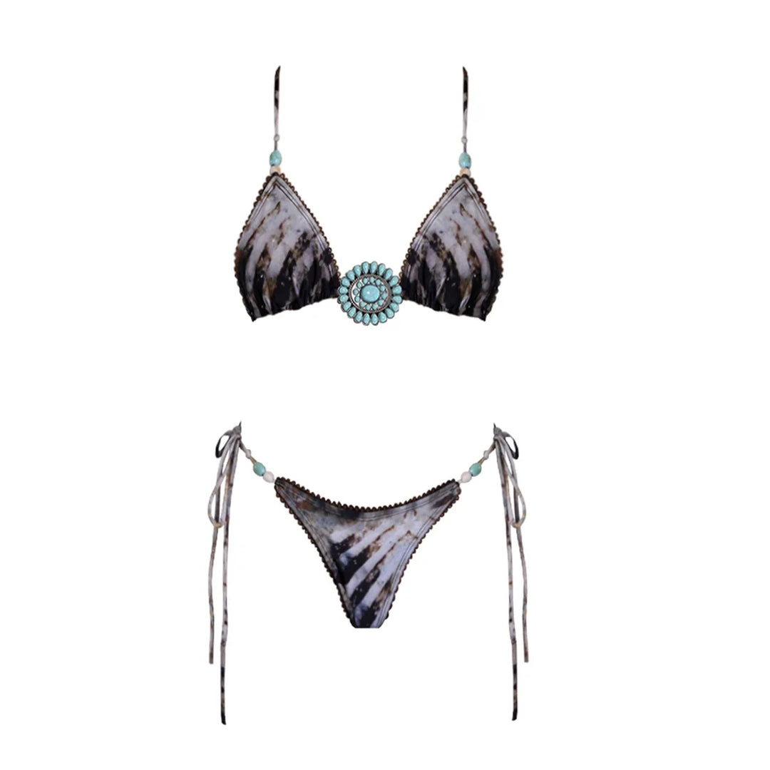 Beautifully Finished Bathing Suit in a Timeless Design - Elena Harper