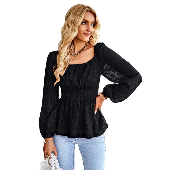 CharliesShirt I Blouse with Puff Sleeves for Women, view 7 - Elena Harper