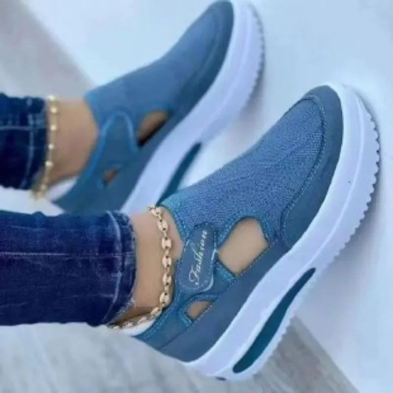 Comfortable and Stylish Orthopedic Sneakers, view 3 - Elena Harper