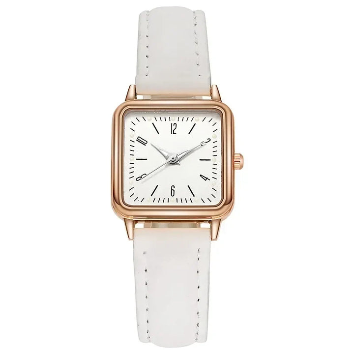 Minimalist Women's Watch PU Leather Band with Timeless Design, view 7 - Elena Harper