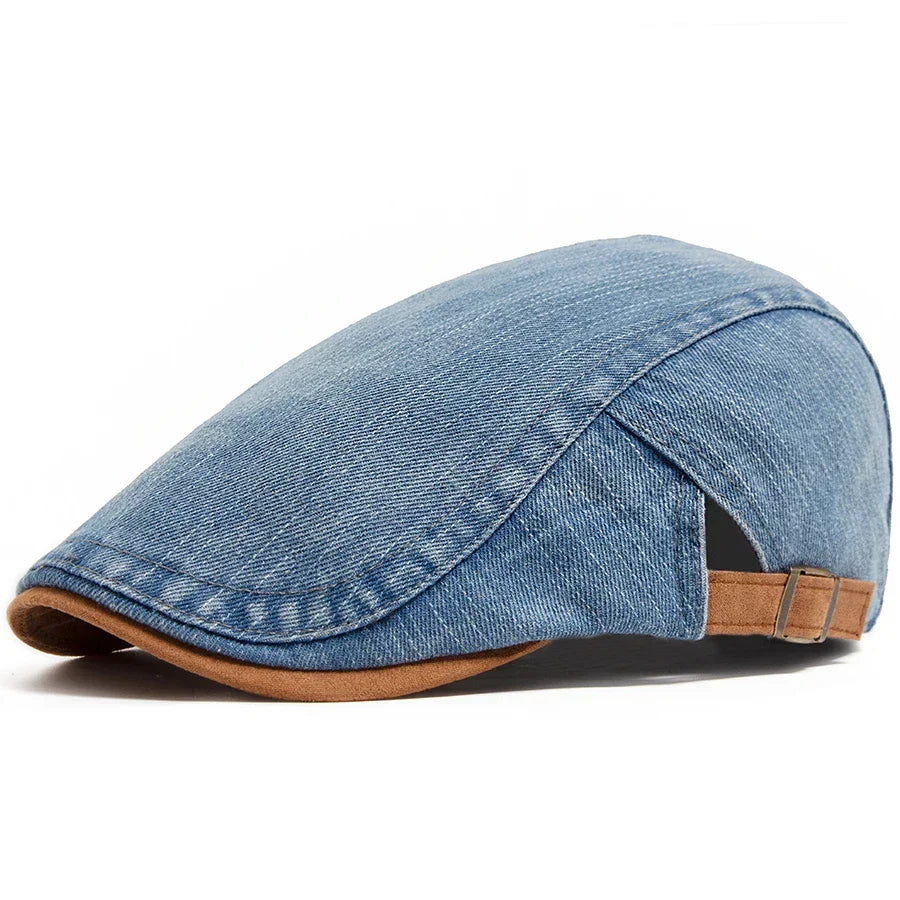 Denim Cap for Men - Elena Harper