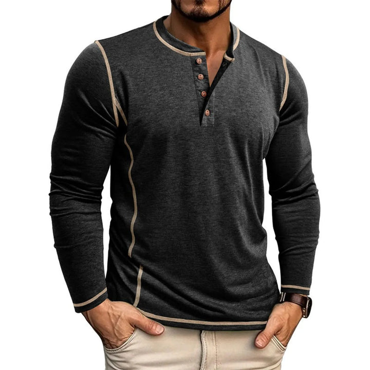 LAURENT MONACO | CASUAL LONG SLEEVE T-SHIRT FOR MEN