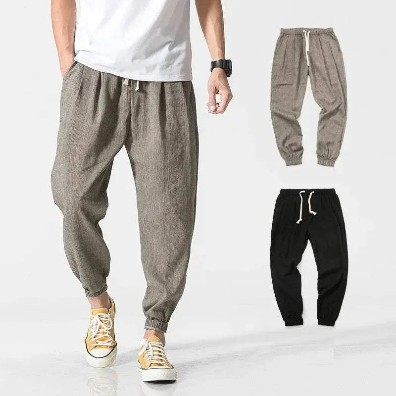 Men's Jogger Pants Trendy Breathable Material Perfect for Daily Use - Elena Harper