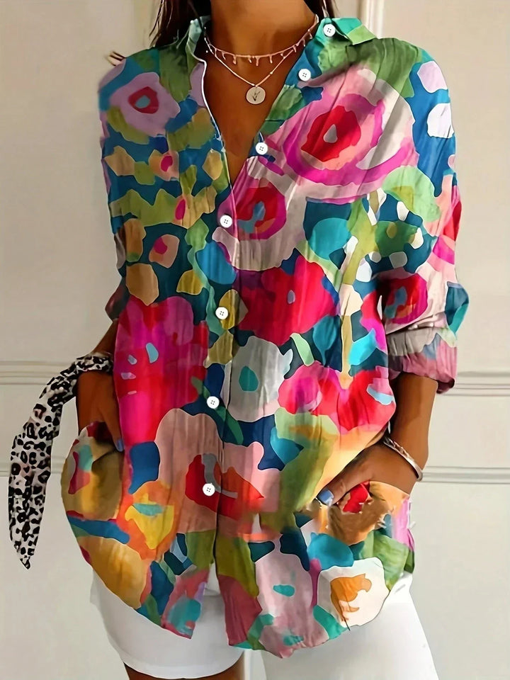 Astrid™  |  Colorful Patterned Blouse
