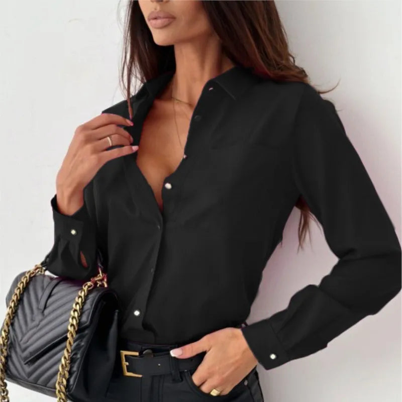 Lunéa – Elegant blouse with long sleeves | Light, refined & versatile