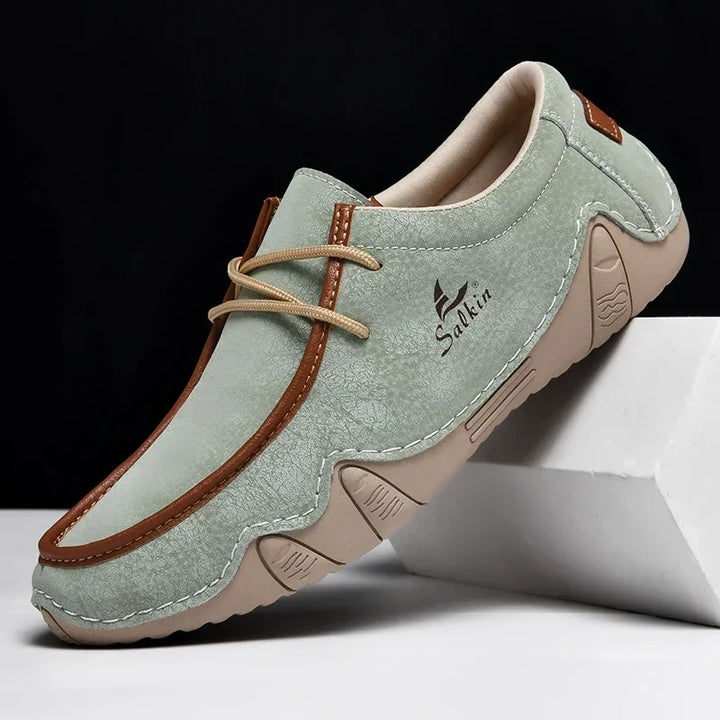 LAURENT MONACO | LEATHER ORTHOPEDIC SHOES WITH PRECISE FIT