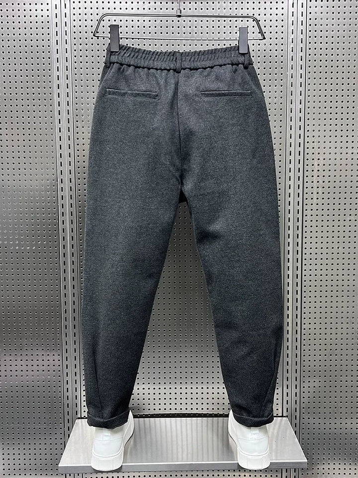 LAURENT MONACO | TEXTURED TAPERED PANTS FOR MEN